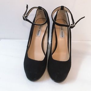 Steve Madden Black Platform Heels